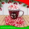 Sprinkle Me This | Peppermint Crunch | 3 LB Resealable Stand Up Bag | Candy Cane Topping | Classic Peppermint Flavor and Colors | Dessert Topping for Baking and Drinks view 3