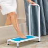 Bath Step with Handle- Step Stool with Handrail Nonslip Bath Shower Kitchen Supports Up to 500lbs Heavy Duty Step Stool view 1
