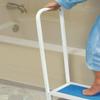 Bath Step with Handle- Step Stool with Handrail Nonslip Bath Shower Kitchen Supports Up to 500lbs Heavy Duty Step Stool view 4