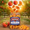 Dried Peaches by It's Delish, 36 OZ Jumbo Reusable Container | Naturally Sweet Peach Slices, No Sugar Added, Bulk Dried Fruit Healthy Snacks Fresh and Dry Sliced Peaches Snack | Vegan, Kosher view 3