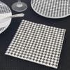 Dining Collection Coupeware Series Lunch Size Premium Paper Napkins Houndstooth - 240 Count view 2