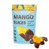 Premium All Natural Real Rich Dark Chocolate Dipped Tropical Mango Dried Fruit Slices 7oz Non GMO, No Added Colors Healthy Snacks Resealable Bag (1-Pack) view 1