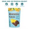 Premium All Natural Real Rich Dark Chocolate Dipped Tropical Mango Dried Fruit Slices 7oz Non GMO, No Added Colors Healthy Snacks Resealable Bag (1-Pack) view 3
