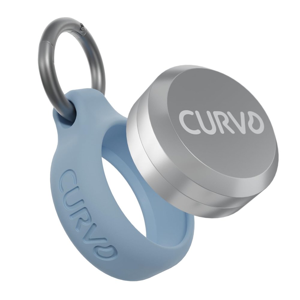 CURVD Premium Carrying Case  Durable Travel Keychain Container, Medicine Pill Organizer & Travel Pill Box, Small Waterproof Holder for Pills, Earplugs, Jewelry, Compatible with Loop, Vibes & Eargasm