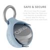 CURVD Premium Carrying Case  Durable Travel Keychain Container, Medicine Pill Organizer & Travel Pill Box, Small Waterproof Holder for Pills, Earplugs, Jewelry, Compatible with Loop, Vibes & Eargasm view 4