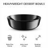 BloominGoods Disposable Plastic Dessert Bowls, 50-Pack 6 Oz. Small Heavyweight Black Bowls For Party, Wedding Or Event view 3