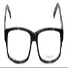 Calabria Big&Tall 03 Rectangular Blue Light Blocking Reading Glasses +1.25 Dark Tortoise Havana Brown Gold Men Women view 2