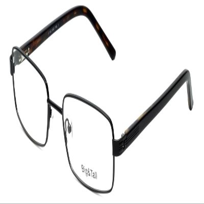 Calabria Big&Tall 01 Rectangular Reading Glasses +1.50 Black Men Women