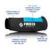 FreezeSleeve Ice and Heat Therapy Sleeve | Reusable Ice Pack Flexible Gel Compression Sleeve for Pain Relief and Recovery of Elbow Knee Ankle Leg Wrist Injuries | Blue Camo X Large view 2