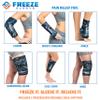 FreezeSleeve Ice and Heat Therapy Sleeve | Reusable Ice Pack Flexible Gel Compression Sleeve for Pain Relief and Recovery of Elbow Knee Ankle Leg Wrist Injuries | Blue Camo X Large view 3