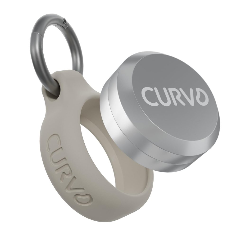 CURVD Premium Carrying Case Durable Travel Keychain Container, Medicine Pill Organizer & Travel Pill Box, Small Waterproof Holder for Pills, Earplugs, Jewelry, Compatible with Loop, Vibes & Eargasm