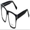 Calabria Big&Tall 13 Rectangular Reading Glasses +3.50 Black Crystal Men Women view 1