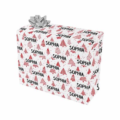 MyPupSocks Custom Wrapping Paper Picture Christmas Wrapping Paper Gift Wrap Anniversary White Personalized Wrapping Paper Baby Shower Mr And Mrs Wrapping Paper Roll 4 Rolls