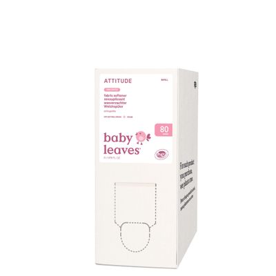 ATTITUDE Baby Fabric Softener, Plant and Mineral-Based Ingredients, HE Compatible, Vegan and Cruelty-free Laundry and Household Products, Unscented, Bulk Refill, 80 Loads, 67.6 Fl Oz