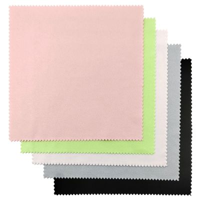 5 Pack Microfiber Cleaning Cloths, Lens Cloth, Mix Color Glasses Cleaning Cloth for Eyeglasses, Cell Phones, Camera Lens, Screens (5)
