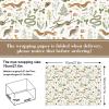 12 Sheets Vintage Wrapping Paper Animals Mushroom Gift Wrap Paper Bulk Folded Flat 4 Designs Retro Botanic DIY Craft Art Paper for Party Wrapping Supplies, 19.7 x 27.6 Inch view 2