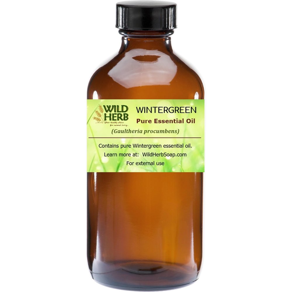Wild Herb Wintergreen Pure Essential Oil (1 OZ)