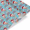 MyPupSocks Custom Birthday Wrapping Paper Blue Birthday Wrapping Paper Rolls Xmas Wrapping Paper Personalized Wrapping Paper Wrapping Paper Christmas 2 Rolls view 3