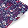 MyPupSocks Personalized Christmas Wrapping Christmas Wrapping Paper Anniversary Wrapping Paper Purple Wedding Wrapping Paper Custom Wrapping Paper 5 Rolls view 3
