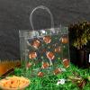 Aliceset 20 Pcs Football Goodie Bags with Handles PVC Clear Football Party Snack Bag for Team Birthday Sport Favor, 8 x 8 x 3.15'' view 4