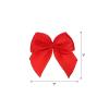 MECCANIXITY 200Pcs Mini Ribbon Bow 1" Mini Fabric Satin Ribbon Flower Bows for Craft DIY Sewing Wedding Birthday Party Red view 2