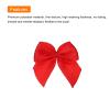 MECCANIXITY 200Pcs Mini Ribbon Bow 1" Mini Fabric Satin Ribbon Flower Bows for Craft DIY Sewing Wedding Birthday Party Red view 4