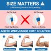 9"-17" Blood Pressure Cuff Arm, Wide-Range Standard/Medium to Large Replacement Cuff Fits M&L Size Arms, 6 Sizes of Connectors Compatible with Omron and Other Brand BP Machines (BP Cuff Included Only) view 4