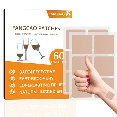 FANGCAO Patches for Party,60 Packs Party Recovery Patches, Redee Patch, Fast-Acting Relief for Men and Women with Green Tea, Use Before Drinking, Enjoy No Regret Night and Wake Up Refreshed