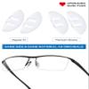 4 Pairs Air Bag Nosepads Eyeglass Nose Pads Anti-Slip Nose Pads Comfortable Air Chamber Nose Pads for Full Frame Eyeglasses Sunglasses (15mm*7mm*2mm) view 2