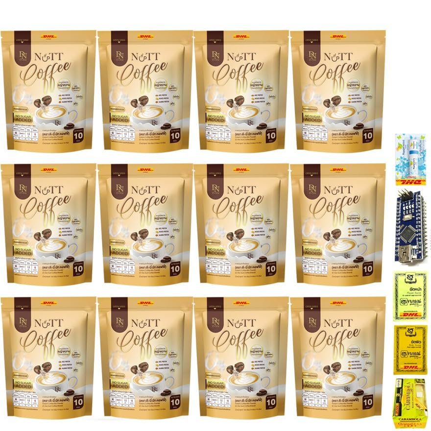 150g D-Nie Nutt Instant Latte Coffee Delicious Snack Sweet Mellow 0% Sugar Good Shape. SHIPPING BY DHL Set 12 Pcs By Beautygoodshop [Get Free For You Beauty Gifts]