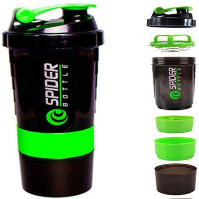 eDukaandaar || Shaker Bottle - 16 Oz. BPA-Free, Dishwasher Safe Shakers For Protein Shakes, Pre-workout Cup for Gym, Office, Travel, Yoga(Color May Change As Per Availablity) (2)