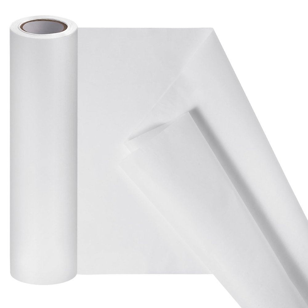 White Tissue Paper 15.74in x 87.48yd Unbuffered Acid Free Archival Tissue Paper for Storage, Easter Gift Wrapping, Preserving Clothing