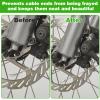 14Pcs Brake Cable Parts for Walkers Replace, Drive Rollator Replacement Parts with 45 Inch Brake Cable, Rollator Walker Parts Contains Hardware, Universal Cable Drive Walker Parts for Most Brands view 4