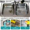 Zinshine Stainless Steel Cleaner Spray, Sink Cleaner, Kitchen Appliance Cleaner, Fingerprint and Residue Remover for Kitchen Appliance, Refrigerator, Sink and Microwave(Pack of 2) view 2