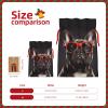 WSOIHFEC French Bulldog Christmas Gift Bags with Drawstring Burlap Christmas Treat Bags Reusable Christmas Candy Bag Gift Wrapping Bag Party Favors Bags view 4