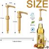 DupakSYS Premium 8 Packs Gold & 12 Packs White Coffee Syrup Pump Dispenser, Fits 25.4 Oz/750ml Coffee Flavoring Syrup Bottles view 4