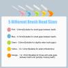 50PCS L-Shaped Interdental Brushes Braces Toothbrush Short Handle,5 Different Sizes Dental Floss Brush Angled Interdental Toothpick view 3