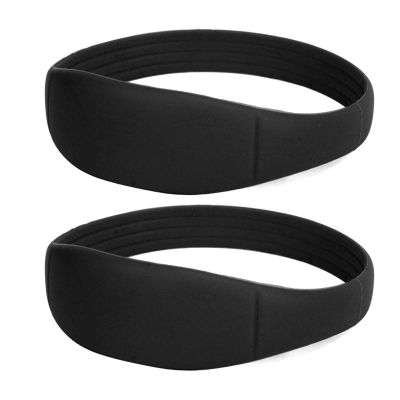 2pcs Patella Tendon Knee Straps, Soft Knee Sports Support Band Portable Knee Pain Relief Support Brace for Home Gym Office (Black)