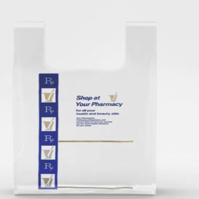 1000 Pack Pharmacy Bag, GS Design White Prescription Bag 9 x 5.5 x 18 Pharmacy Paper Bag - Medicine Container, Medication Packaging for Drug Stores