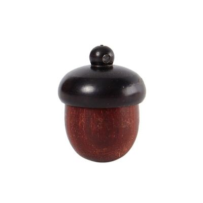 1PCS Wood Medicine Pill Box Mini Sandalwood Rescue Pill Case Portable Storage Sealed Pill Box Orgainer for Personal Health Care (Color : 2.3X3CM B)