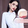 4Pairs Removable Silicone Shoulder Pads - Soft Self Adhesive Push Up Pads to Prevent Slippage for Women and Men view 4