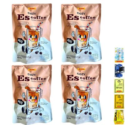 150g Es Coffee by Cozy-S 0% Sugar Delicious Snack Sweet Mellow Good Shape SHIPPING BY DHL (Packs of 4) By Beautygoodshop [Get Free For You Beauty Gifts]