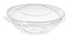 18 oz. Tamper Evident & Tamper Resistant Clamshell Hinged Deli Container Bowl - Ideal for Fruits, Salads, Sweets, Desserts REF# TS18RN (Pack of 75) view 1