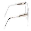Calabria Big&Tall 21 Rectangular Reading Glasses +2.25 Crystal Transparent Men view 3