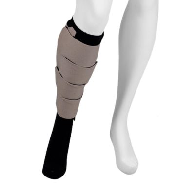 Juzo Short Stretch Compression Wraps, 30-60 mmHg, Calf Wrap, Double Sided, Closed Toe Liner | Medical Wrap Bandage for Moderate to Extreme Varicosities, Edema & Lymphedema | 3X-Large Regular