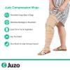 Juzo Short Stretch Compression Wraps, 30-60 mmHg, Calf Wrap, Double Sided, Closed Toe Liner | Medical Wrap Bandage for Moderate to Extreme Varicosities, Edema & Lymphedema | 3X-Large Regular view 4