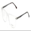 Calabria Big&Tall 22 Square Blue Light Blocking Reading Glasses +1.00 Crystal Clear Men Women view 1