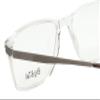 Calabria Big&Tall 22 Square Blue Light Blocking Reading Glasses +1.00 Crystal Clear Men Women view 2