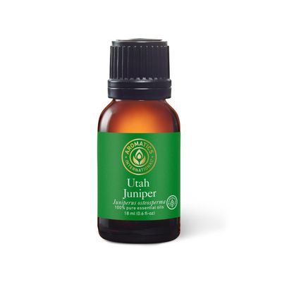 Aromatics International Premium Organic Utah Juniper Essential Oil 18ml | 100% Pure Essential Oil for Diffusion & Aromatherapy