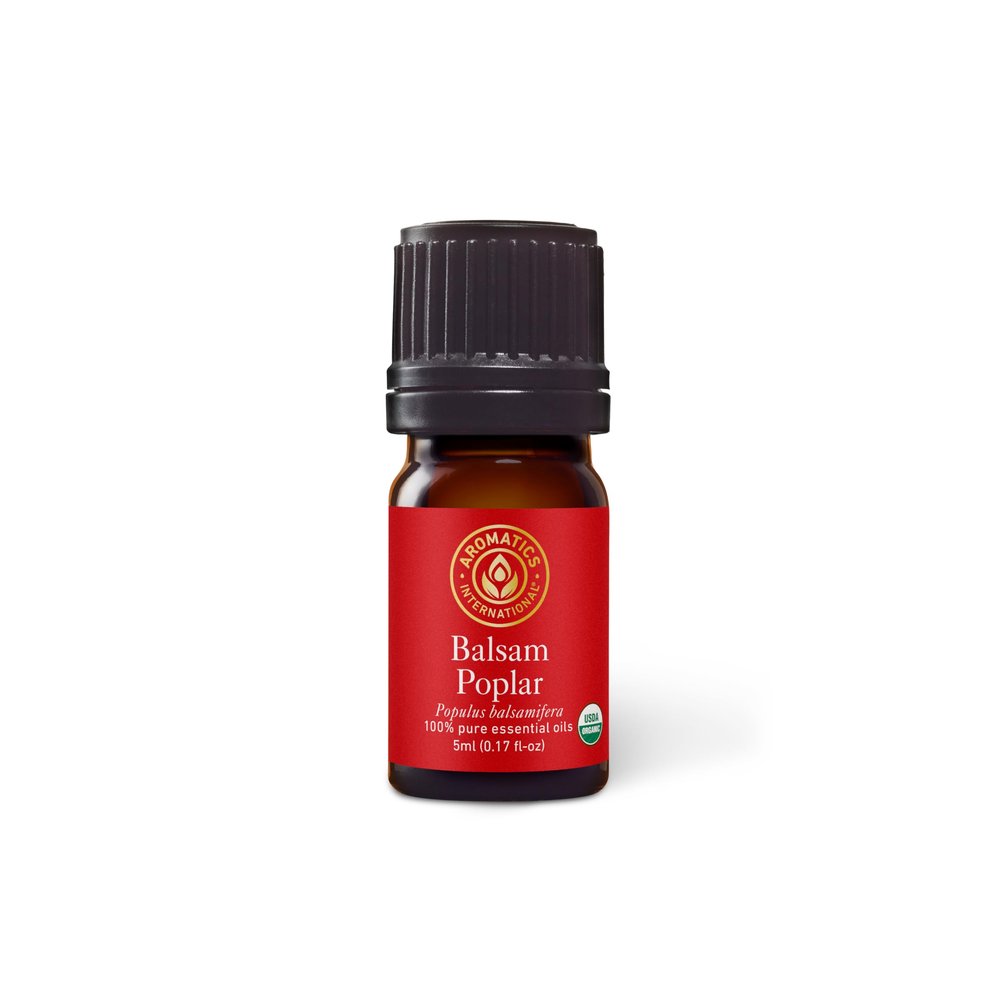 Aromatics International Premium Organic Balsam Poplar Essential Oil 5ml | 100% Pure Essential Oil for Diffusion & Aromatherapy